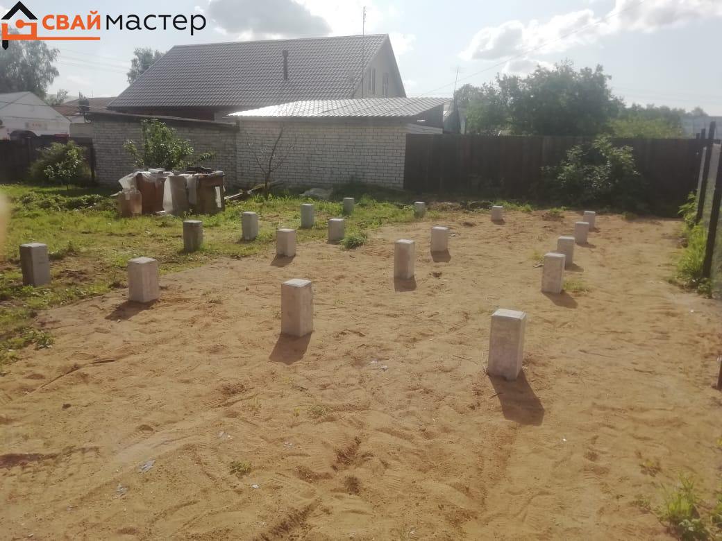 Фундамент для бани Фундамент для бани